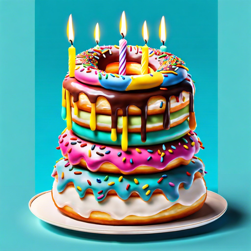 15 Donut Cake Ideas for Creative Celebrations - Cakes That Make