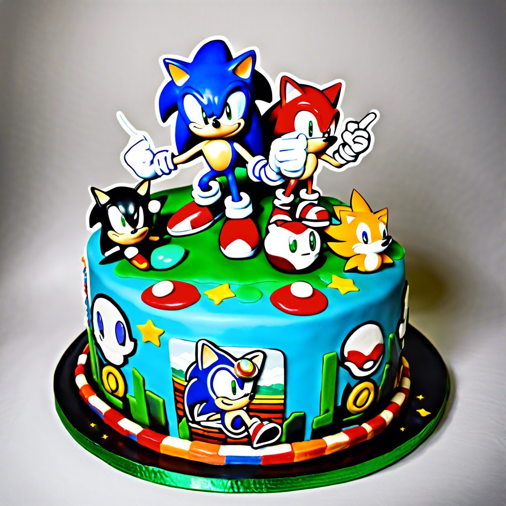 15 Sonic Cake Ideas for Your Next Celebration - Cakes That Make