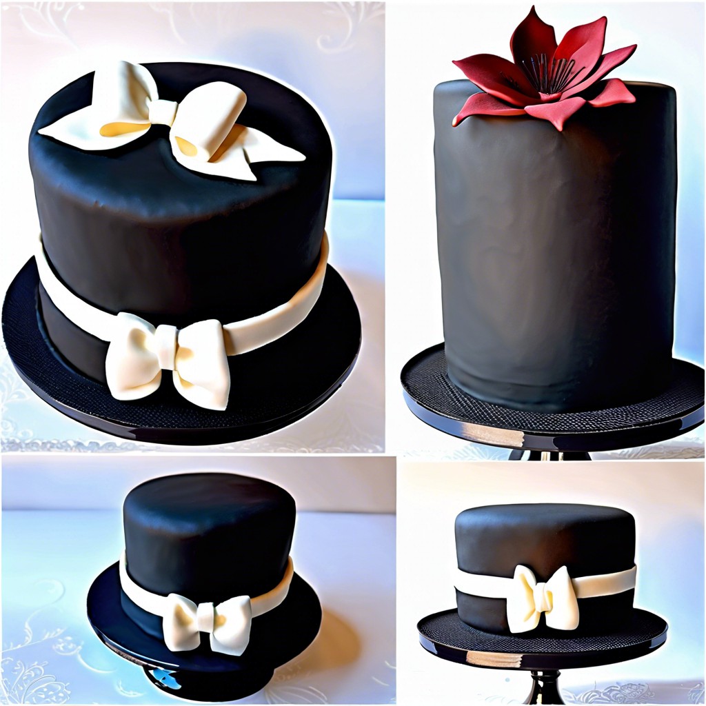 15 Simple Black Cake Design Ideas for Elegant Celebrations - Cakes That ...