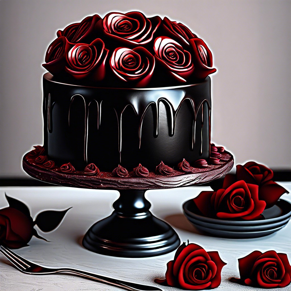 15 Simple Black Cake Design Ideas for Elegant Celebrations - Cakes That ...