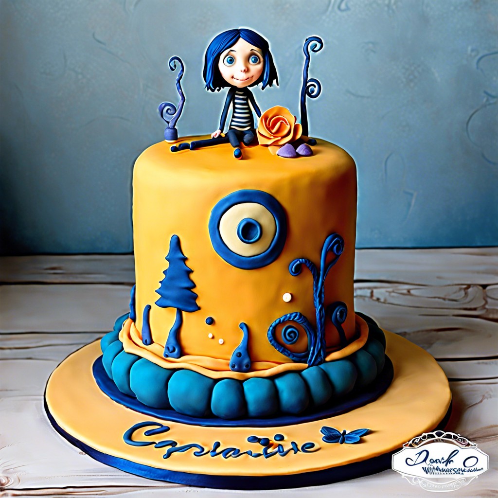 15 Coraline Cake Ideas for Your Next Themed Party - Cakes That Make