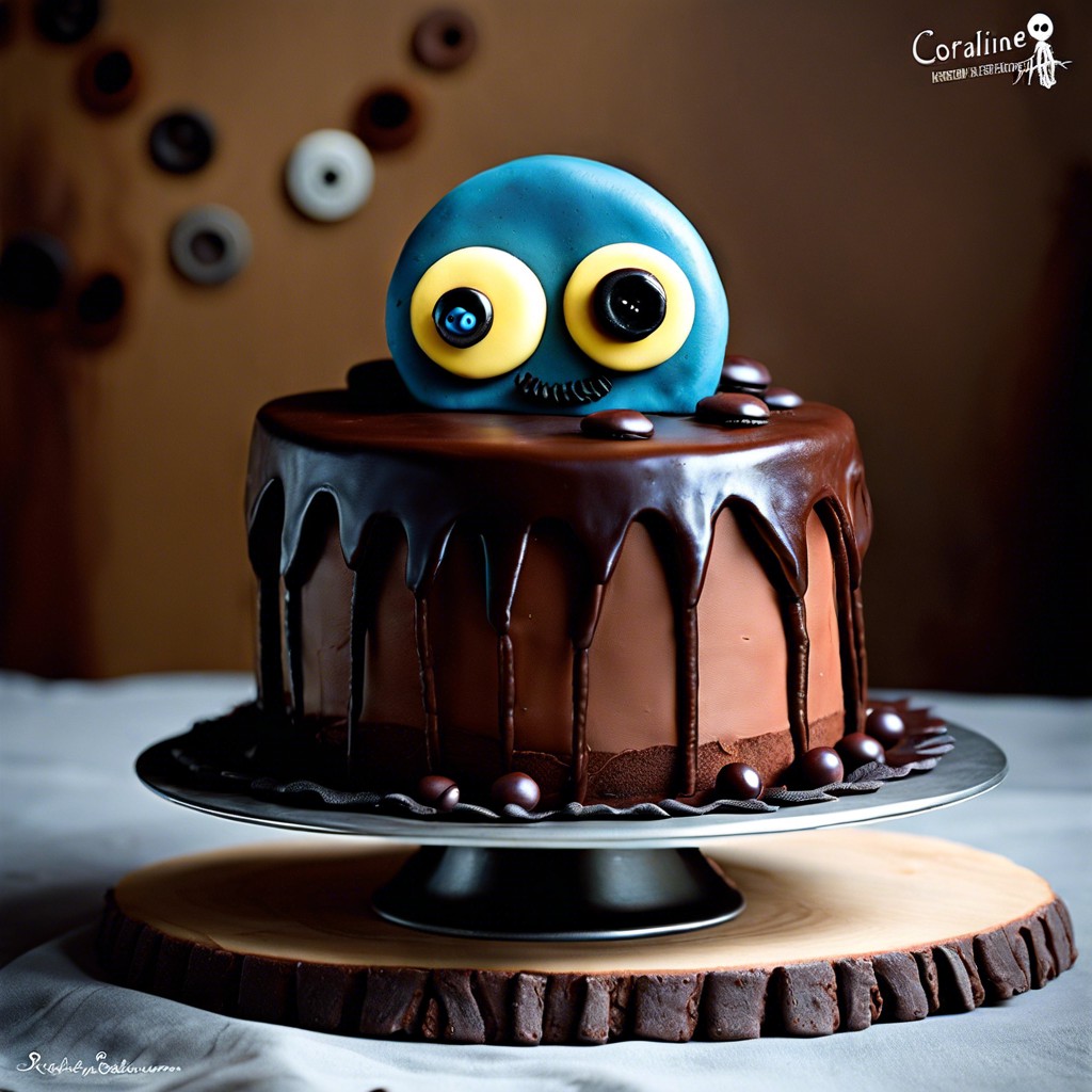 15 Coraline Cake Ideas for Your Next Themed Party - Cakes That Make