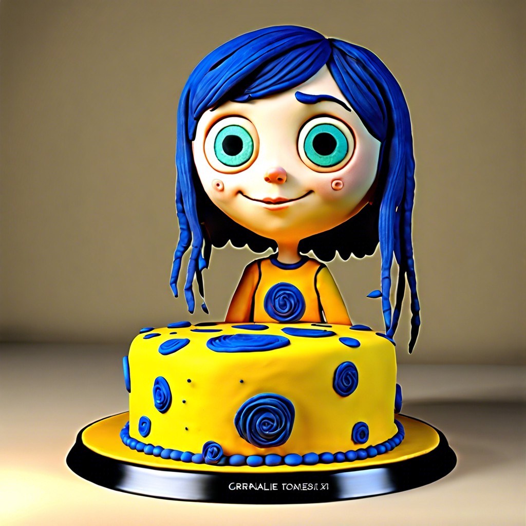 15 Coraline Cake Ideas for Your Next Themed Party - Cakes That Make