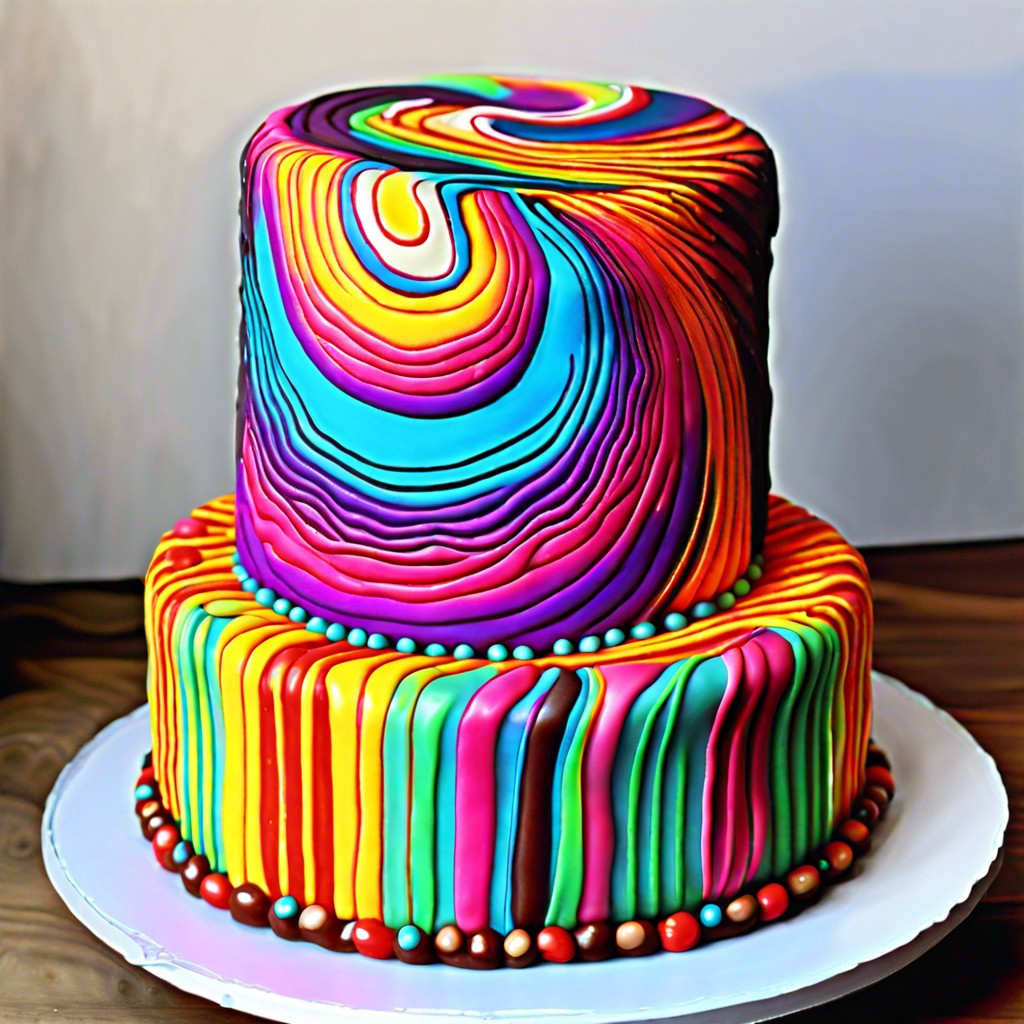 15 Groovy Cake Ideas to Make Your Celebration Far Out - Cakes That Make